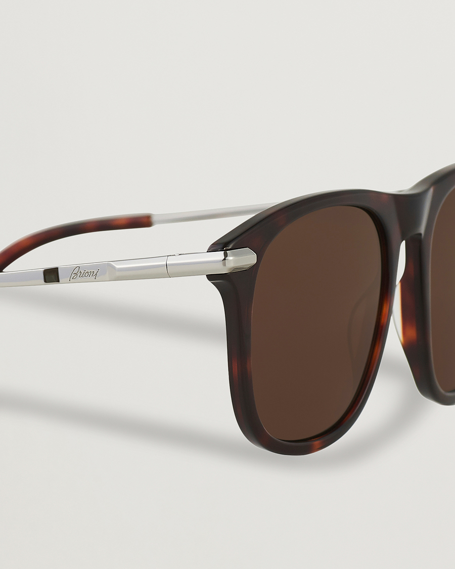 Heren | Brioni BR0094S Sunglasses Havana Brown | Brioni | BR0094S Sunglasses Havana Brown