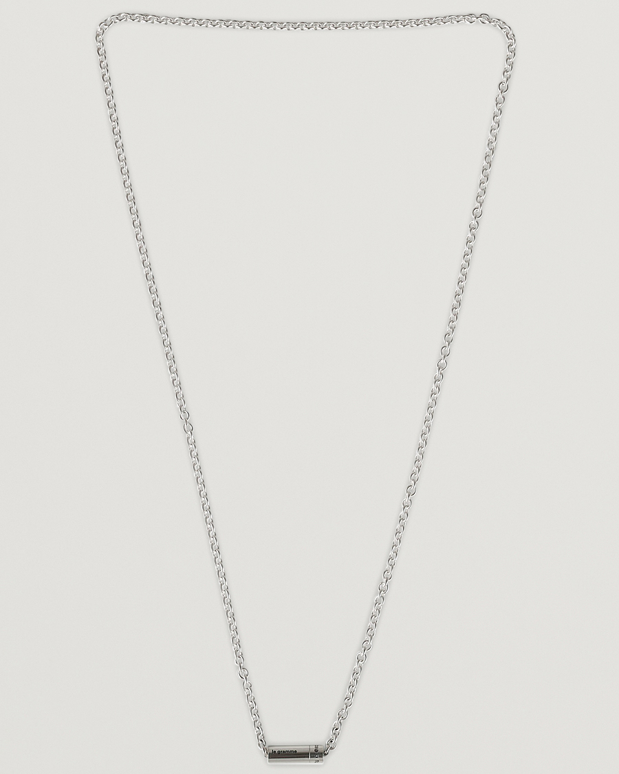 Heren | LE GRAMME Chain Cable Necklace Sterling Silver 27g | LE GRAMME | Chain Cable Necklace Sterling Silver 27g