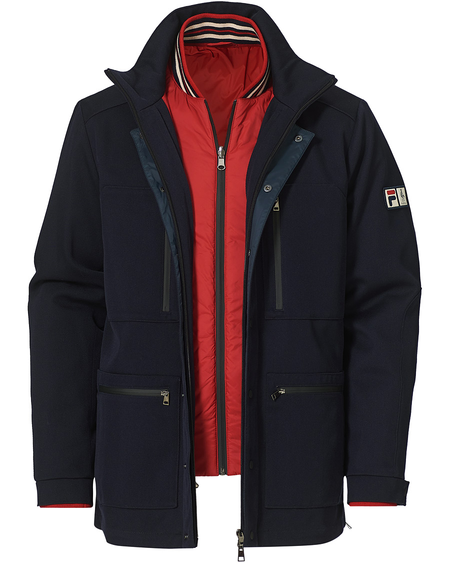 Heren | Jassen | Piacenza Cashmere | X FILA Telavera Jacket Black