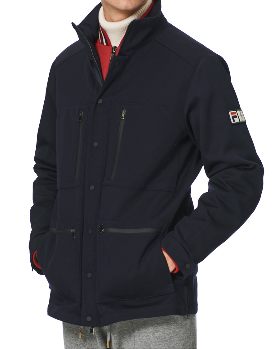 Heren | Jassen | Piacenza Cashmere | X FILA Telavera Jacket Black