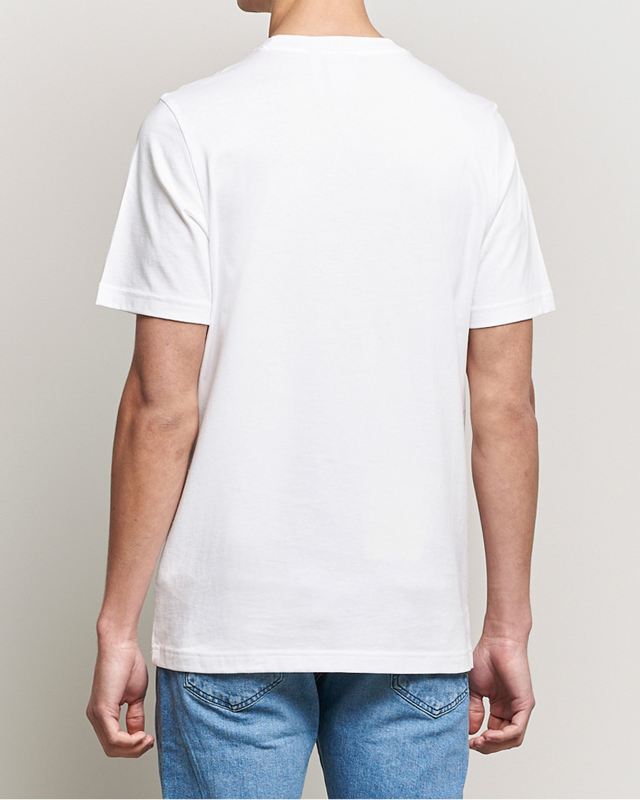 Heren | T-shirts | adidas Originals | Trefoil Crew Neck Tee White/Orange