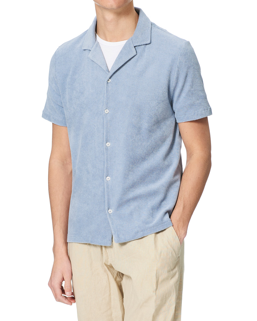 Heren | Overhemden | Altea | Terry Bowling Shirt Light Blue