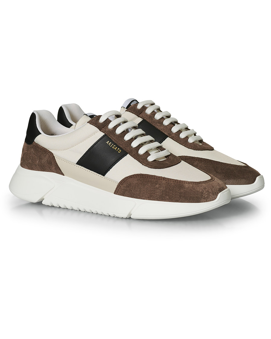 Heren | Axel Arigato Genesis Vintage Runner Sneaker Beige/Brown/Black | Axel Arigato | Genesis Vintage Runner Sneaker Beige/Brown/Black