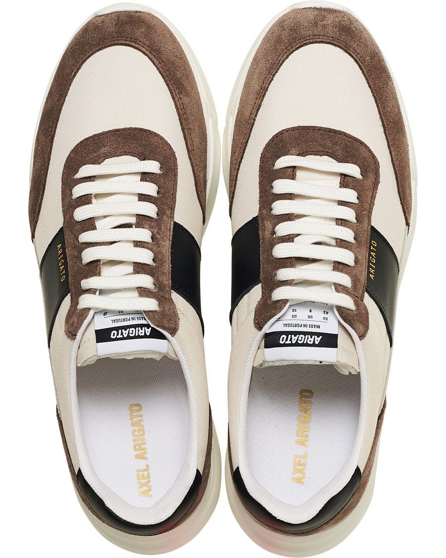 Heren | Axel Arigato Genesis Vintage Runner Sneaker Beige/Brown/Black | Axel Arigato | Genesis Vintage Runner Sneaker Beige/Brown/Black