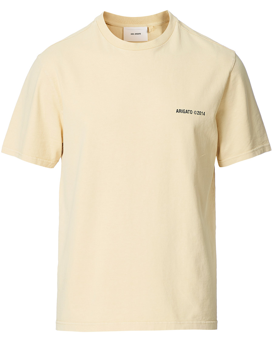 Heren | T-shirts | Axel Arigato | London Tee Natural Yellow
