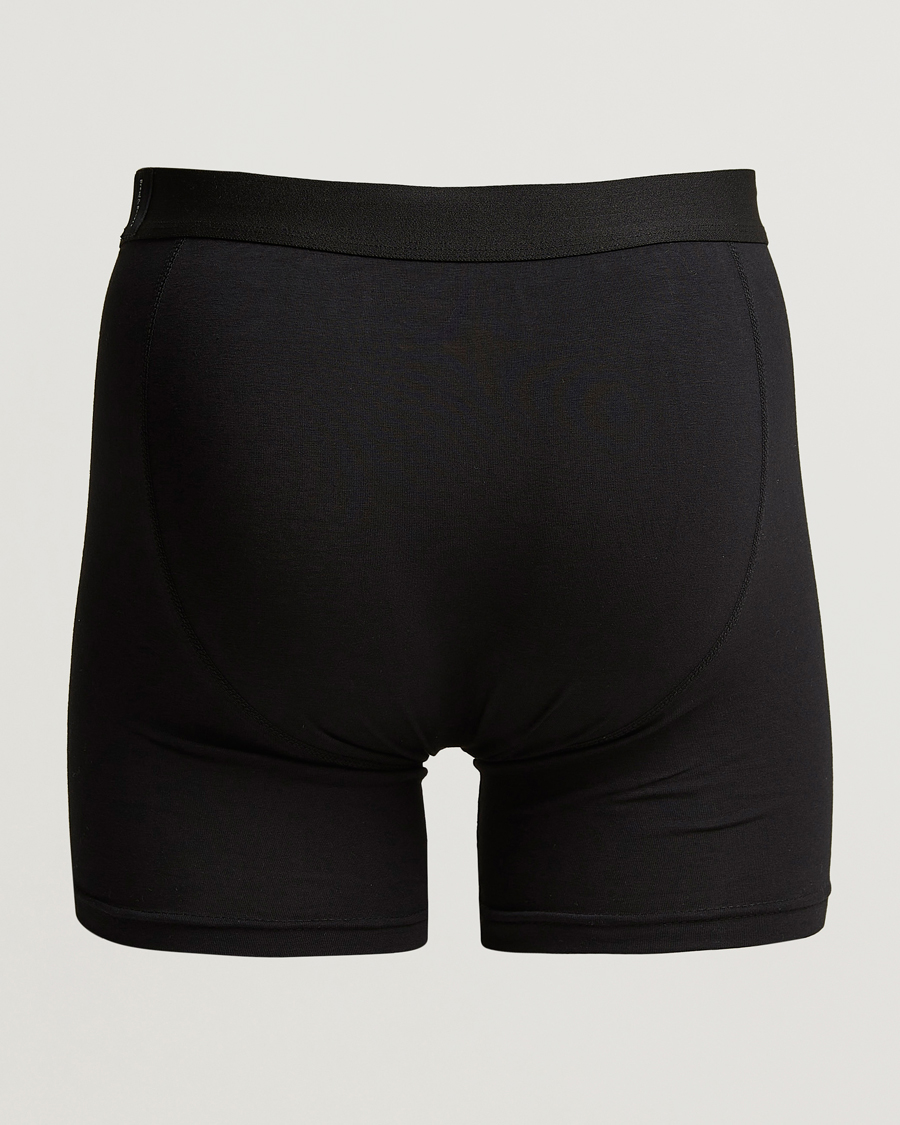 Heren | Zwembroeken | Bread & Boxers | 3-Pack Long Boxer Brief Black