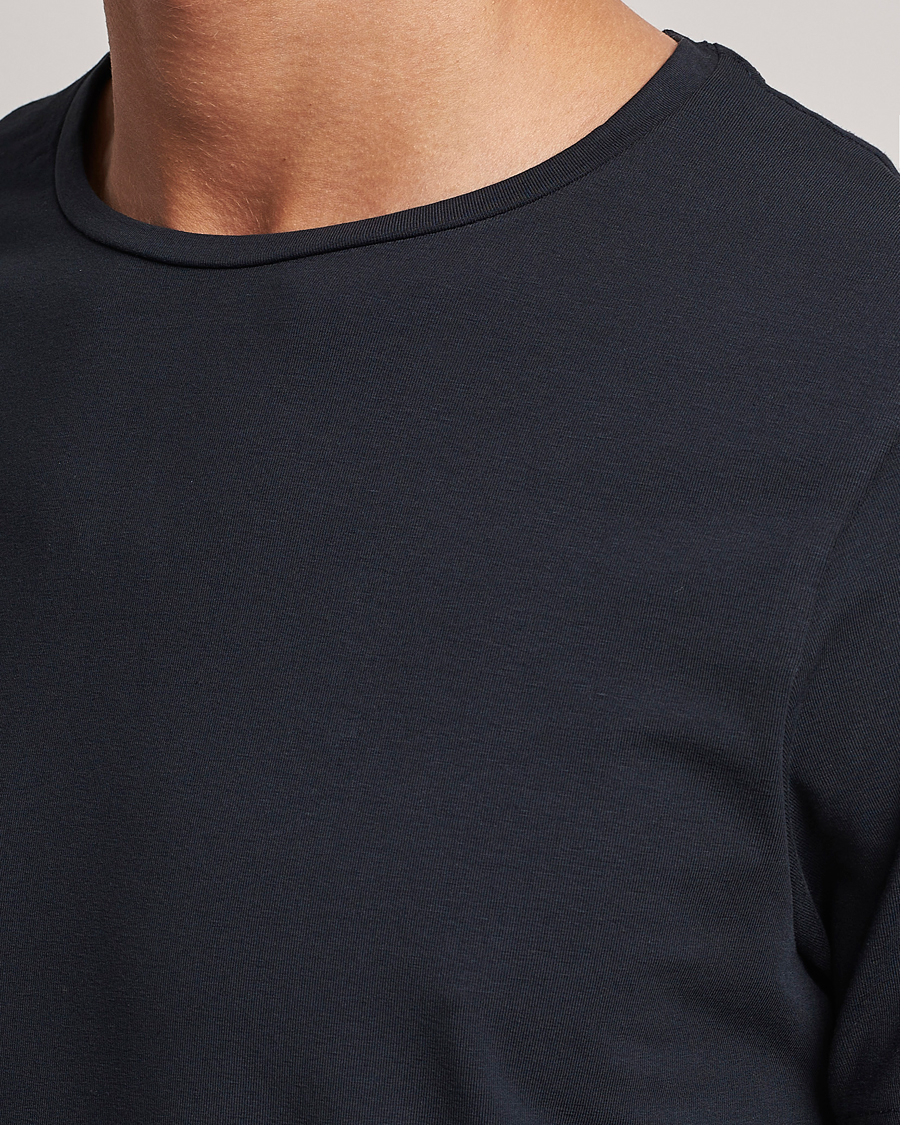 Heren | T-shirts | Bread & Boxers | 2-Pack Crew Neck Tee Dark Navy