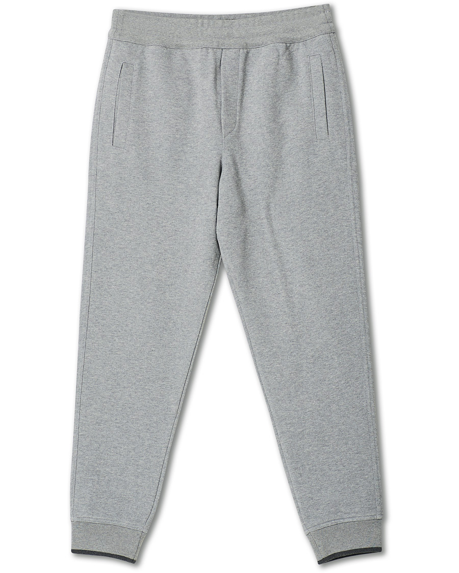 Heren | Broeken | Brioni | French Terry Cotton Sweatpants Light Grey