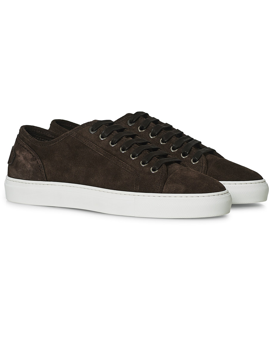 Heren | Brioni Cassetta Suede Sneakers Dark Brown | Brioni | Cassetta Suede Sneakers Dark Brown
