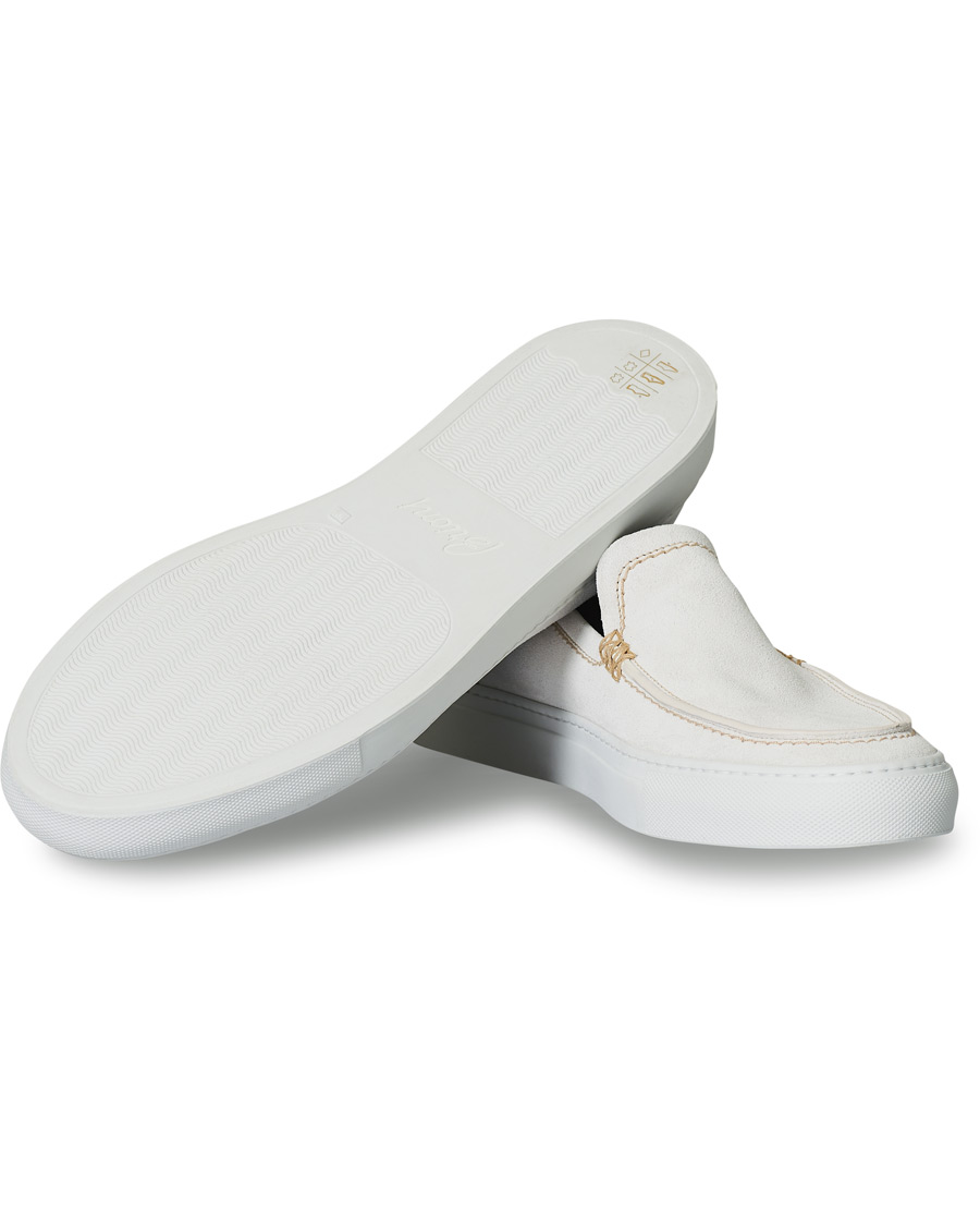 Heren | Brioni Cassetta Suede Loafers Off White | Brioni | Cassetta Suede Loafers Off White