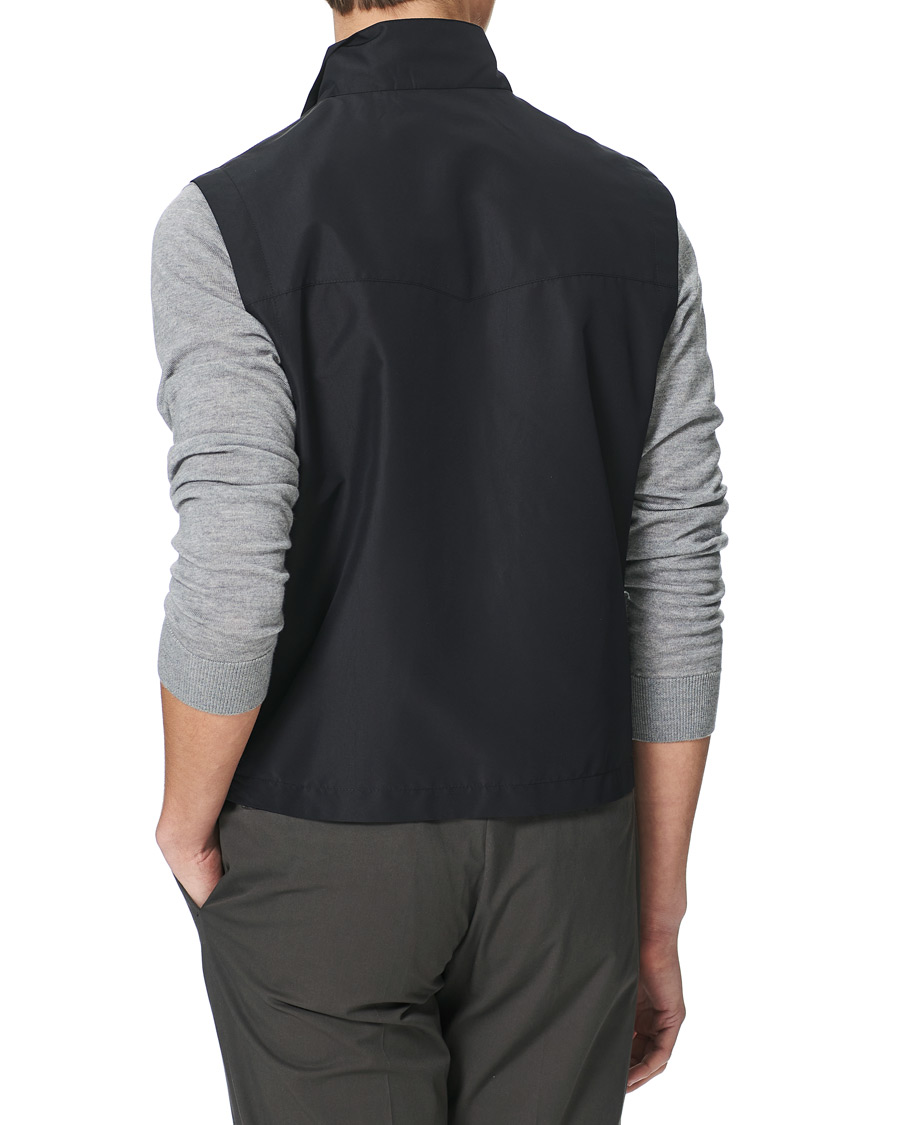 Heren | Jassen | Canali | Microfiber Nylon Gilet Navy