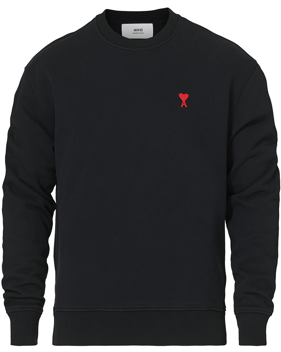 Heren | Truien | AMI | Heart Logo Sweatshirt Black