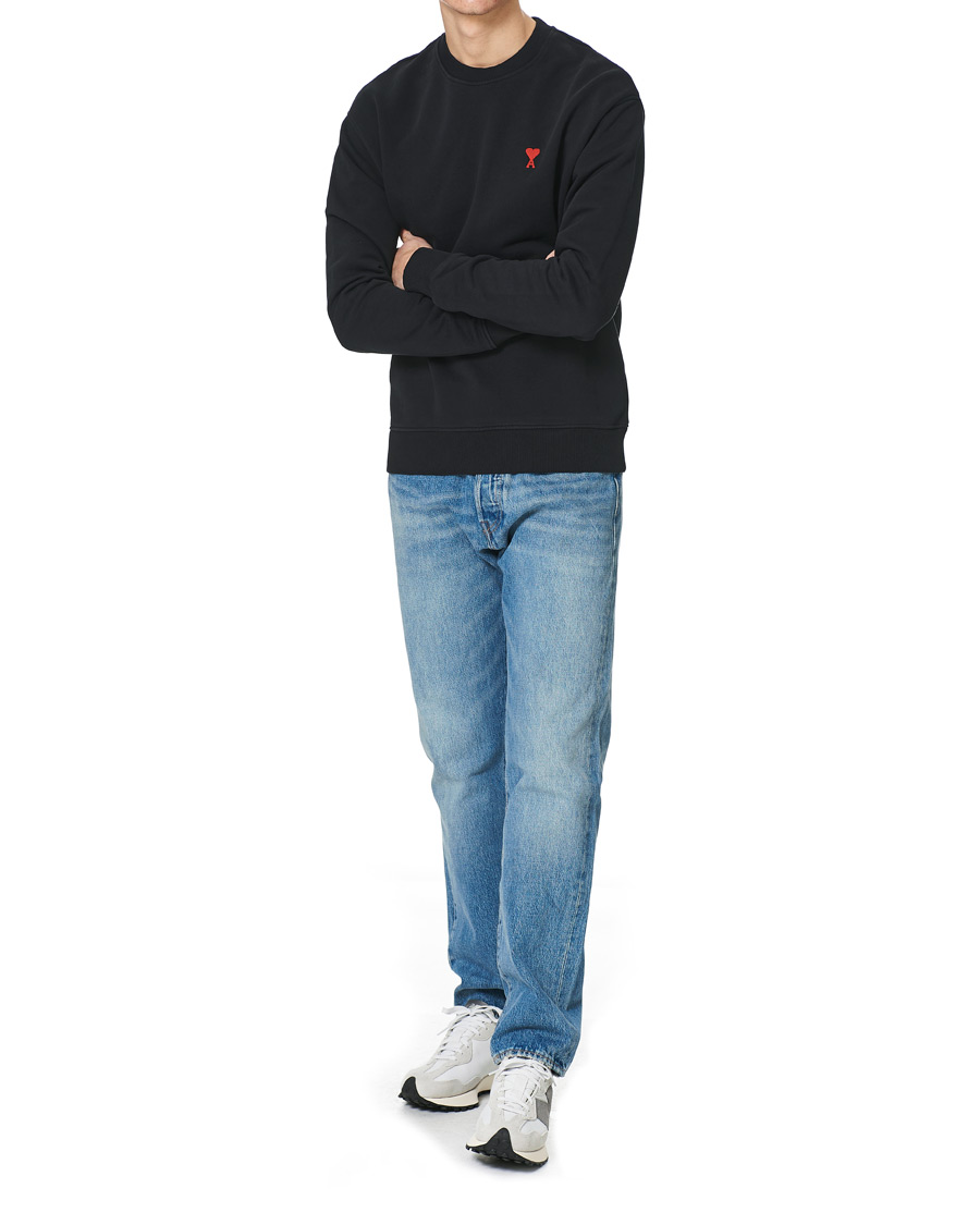 Heren | Truien | AMI | Heart Logo Sweatshirt Black