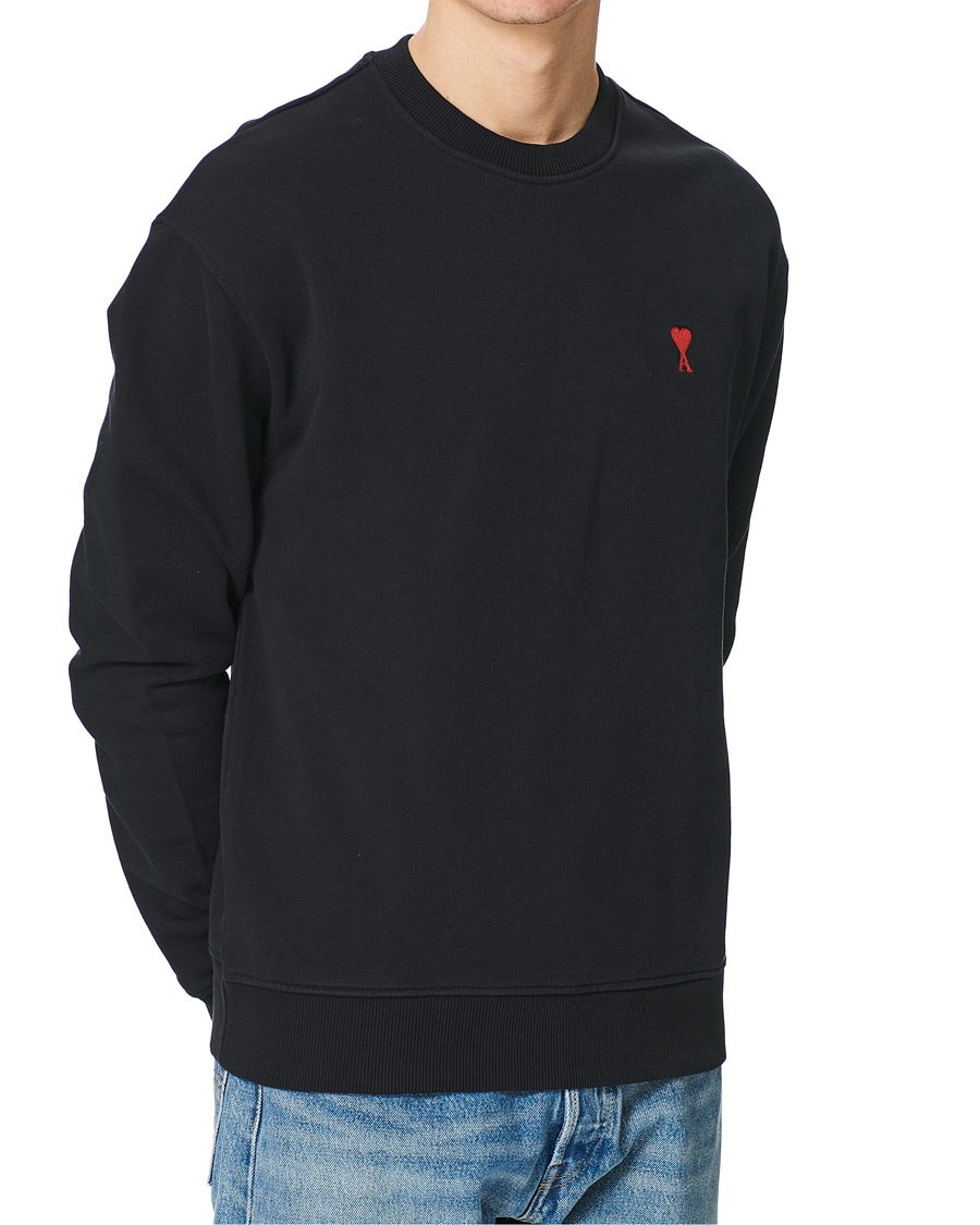 Heren | Truien | AMI | Heart Logo Sweatshirt Black