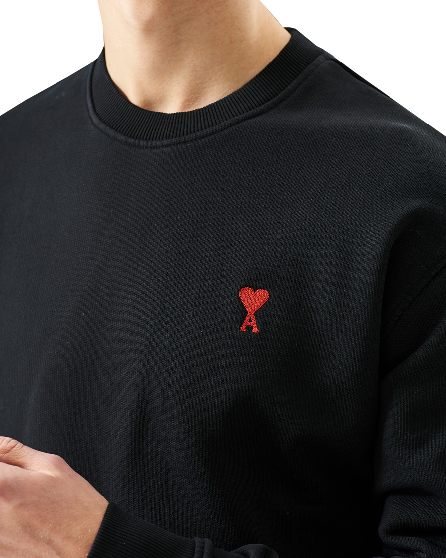 Heren | Truien | AMI | Heart Logo Sweatshirt Black