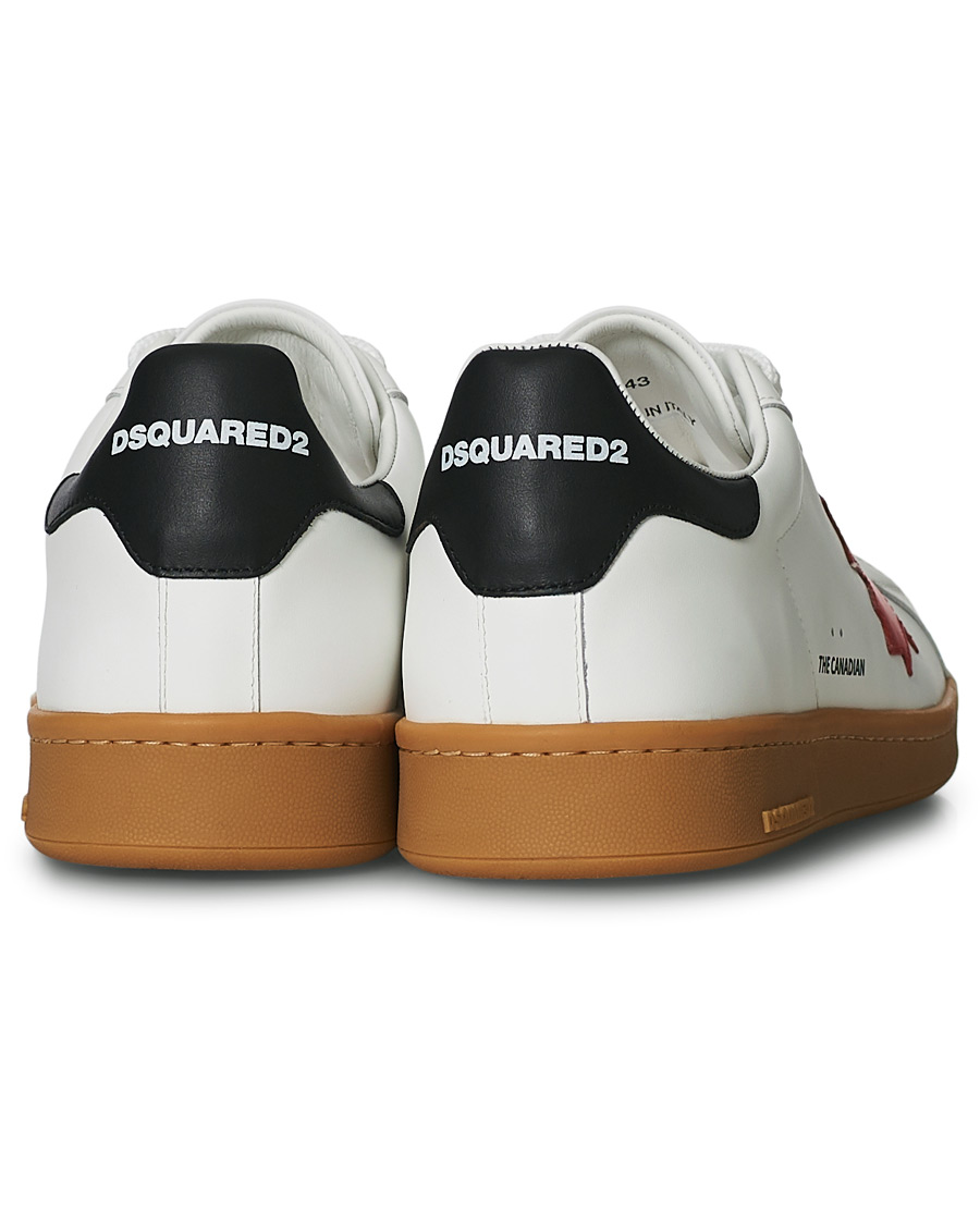 Heren | Dsquared2 Leaf Boxer Sneaker White | Dsquared2 | Leaf Boxer Sneaker White