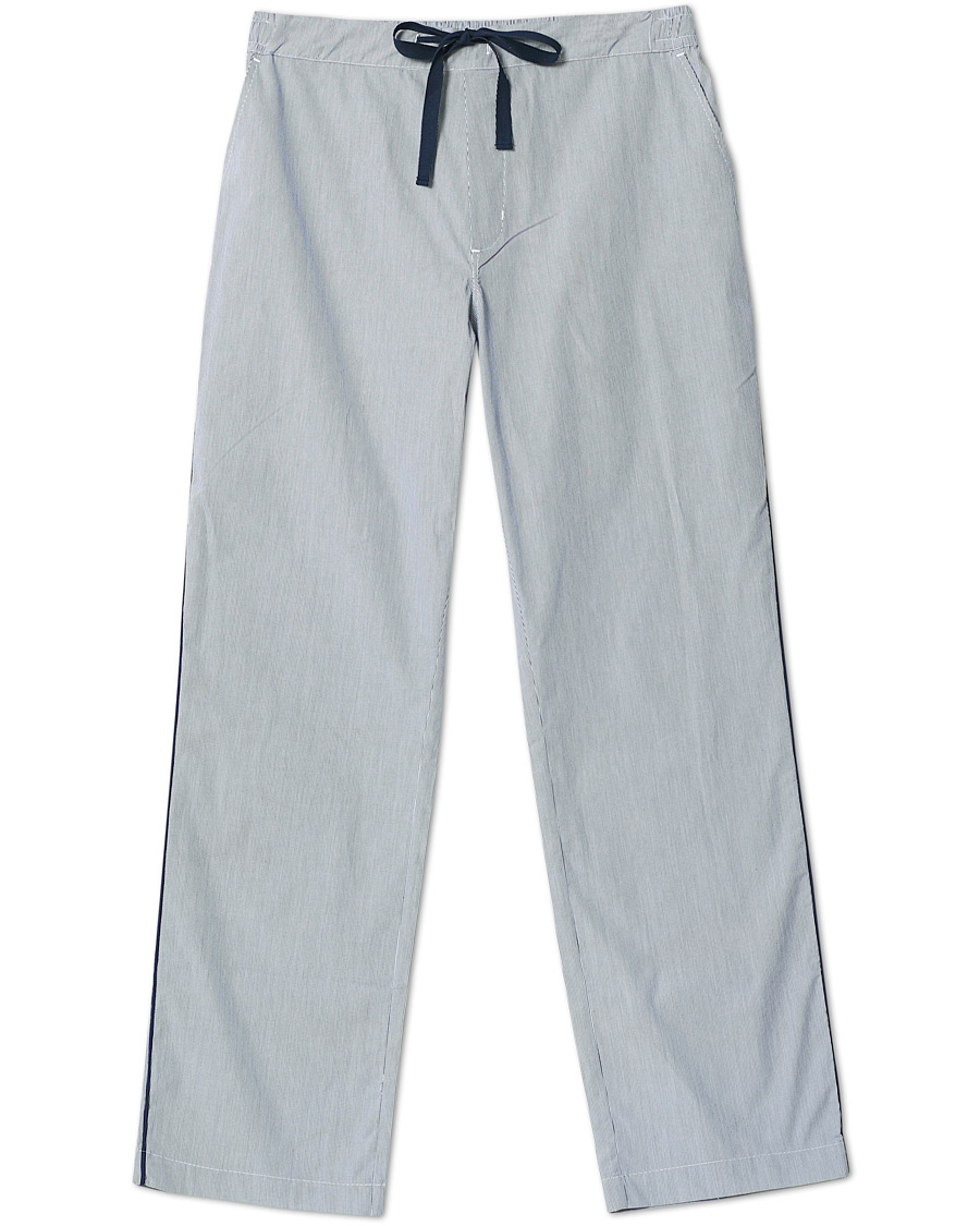 Heren | Pyjama's en gewaden | Orlebar Brown | Alfred Relaxed Cotton Lounge Shorts Navy/White Stripe