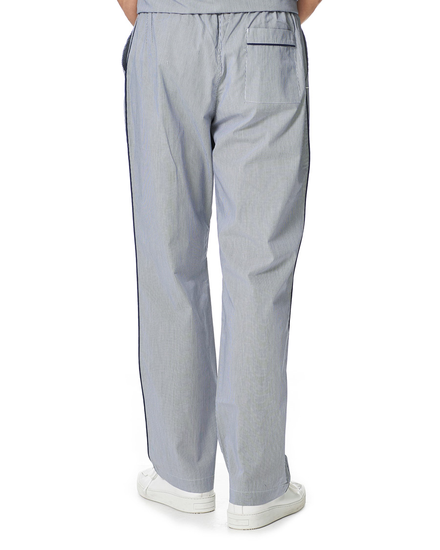 Heren | Pyjama's en gewaden | Orlebar Brown | Alfred Relaxed Cotton Lounge Shorts Navy/White Stripe