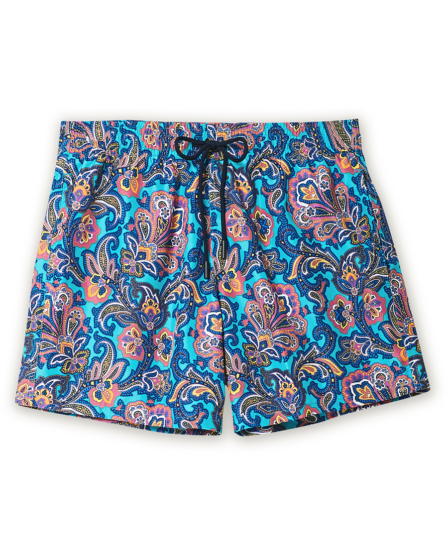Heren | Zwembroek | Etro | Paisley Swim Trunks Blue