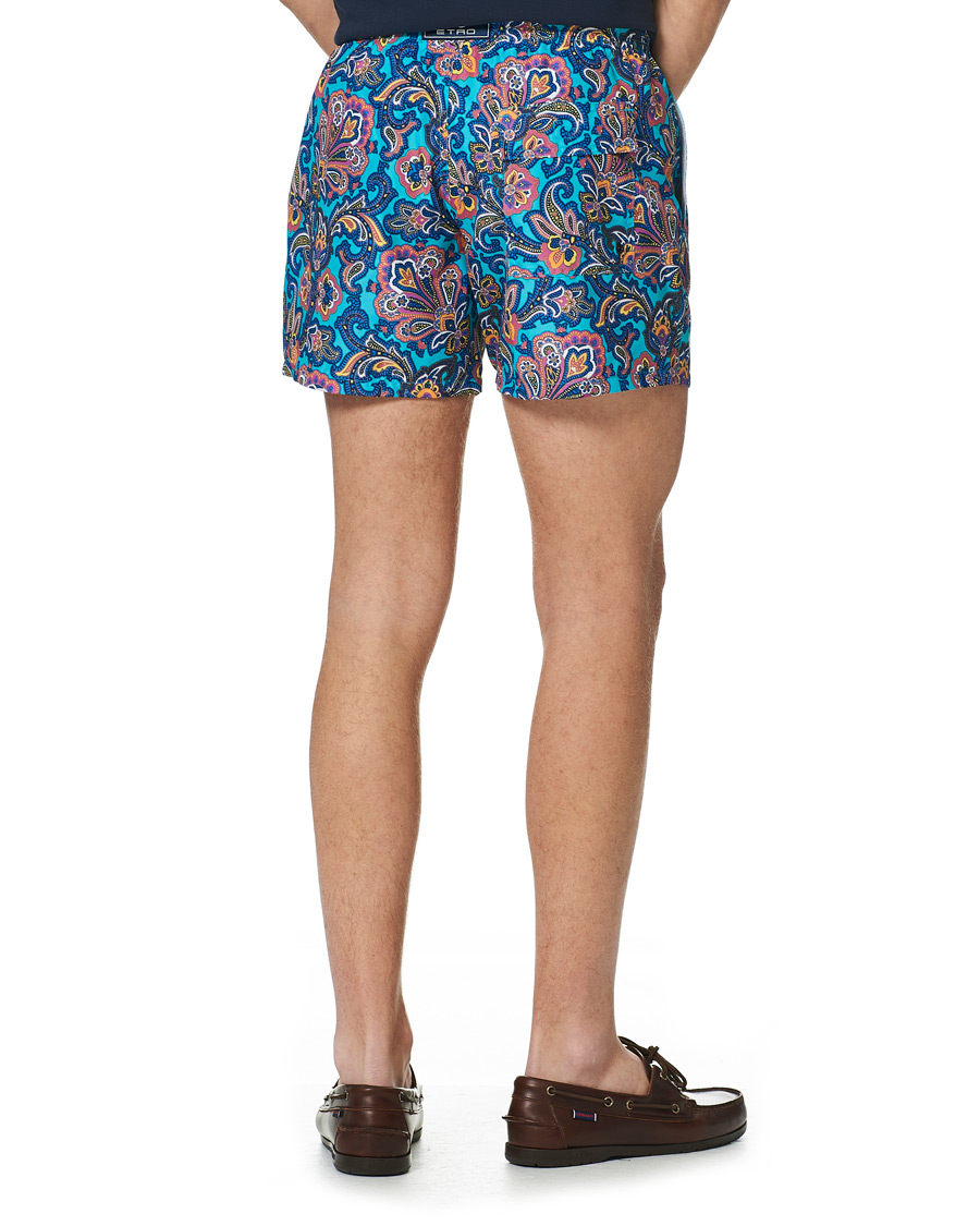 Heren | Zwembroek | Etro | Paisley Swim Trunks Blue