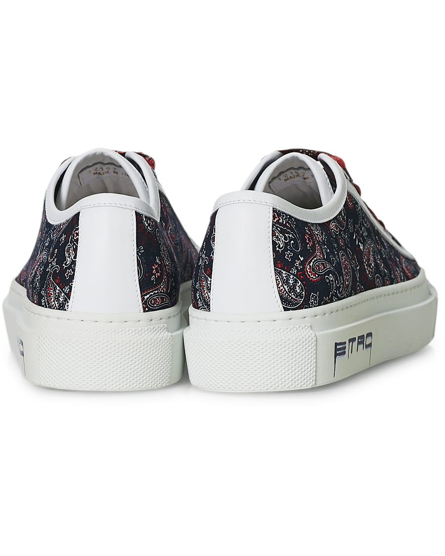 Heren | Etro Bandana Print Sneakers Navy | Etro | Bandana Print Sneakers Navy