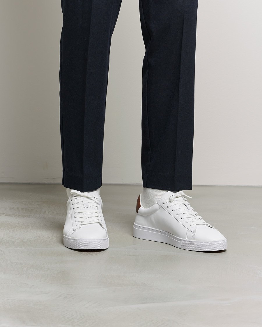 Heren | GANT Mc Julien Sneaker Bright White/Cognac | GANT | Mc Julien Sneaker Bright White/Cognac