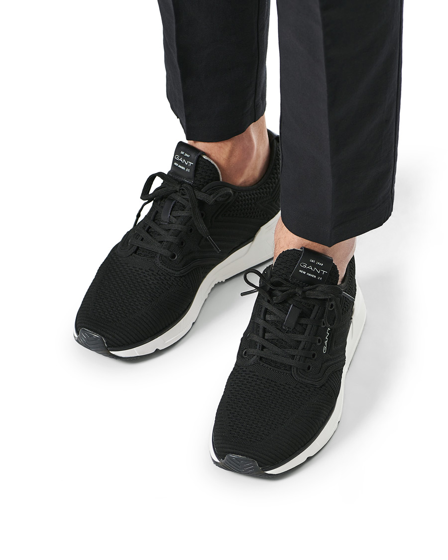 Heren | GANT Beeker Mesh Sneaker Black | GANT | Beeker Mesh Sneaker Black