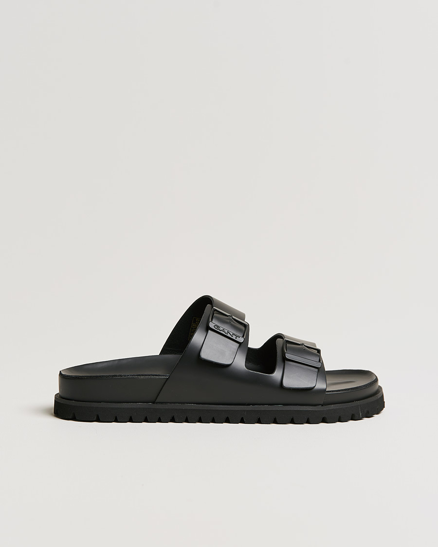 Heren | GANT Primapal Leather Sandal Black | GANT | Primapal Leather Sandal Black