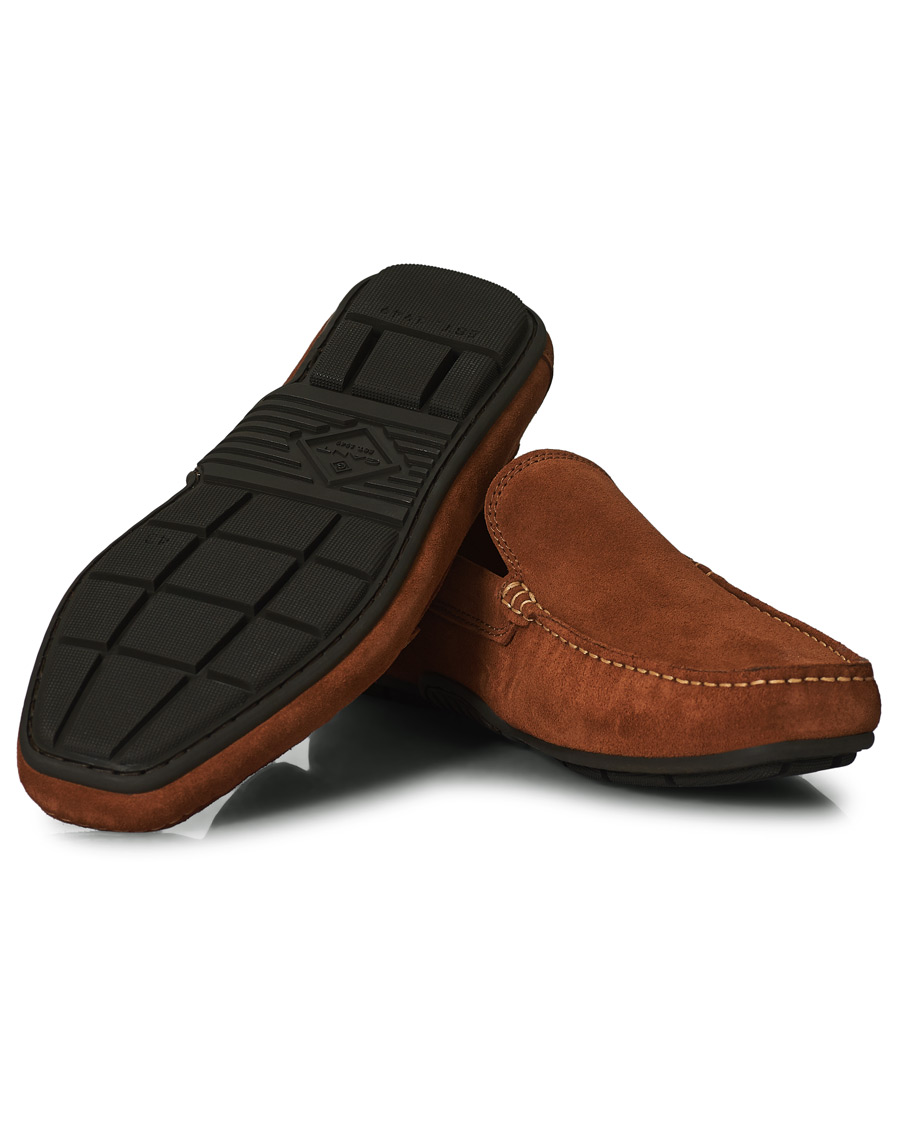 Heren | GANT Mc Bay Car Shoe Cognac Suede | GANT | Mc Bay Car Shoe Cognac Suede