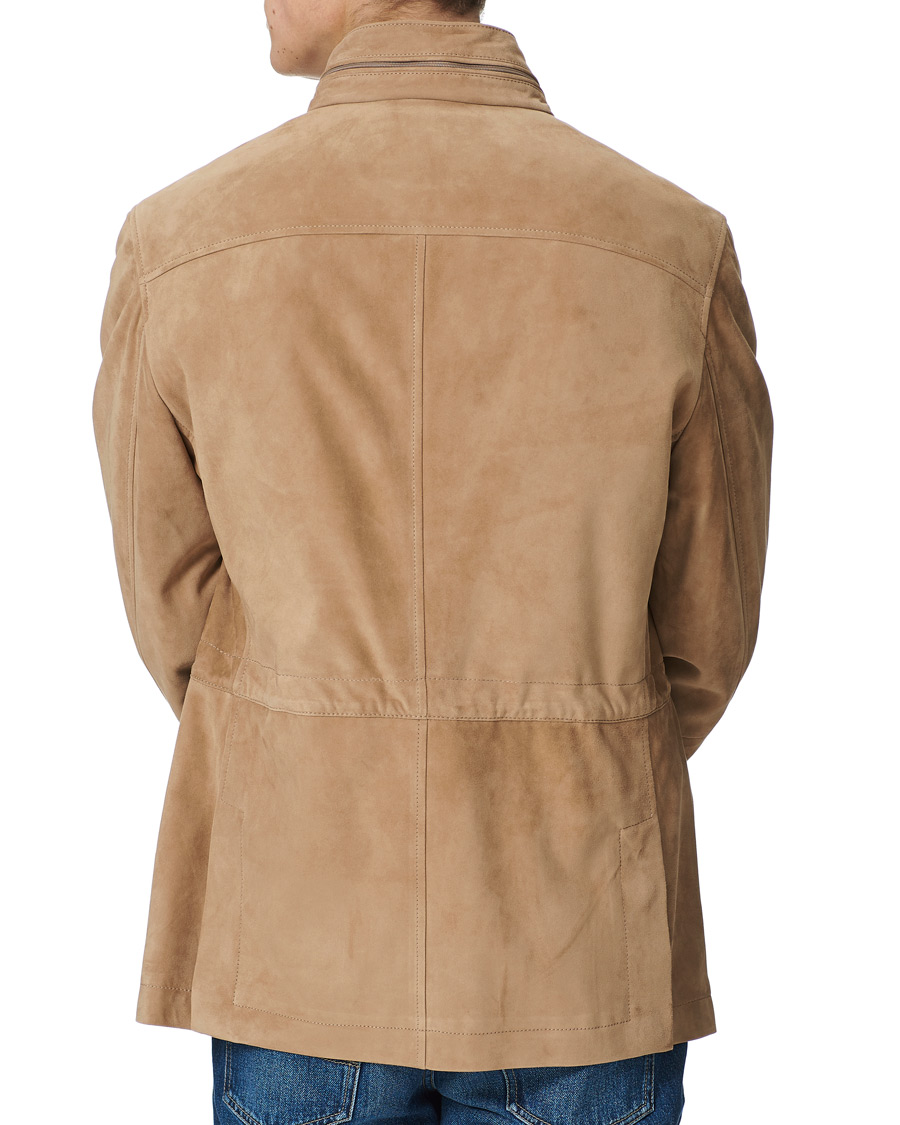 Heren | Jassen | Brunello Cucinelli | Suede Field Jacket Beige