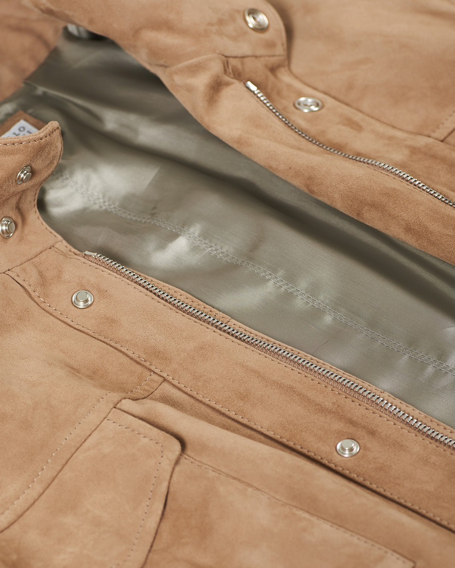 Heren | Jassen | Brunello Cucinelli | Suede Field Jacket Beige