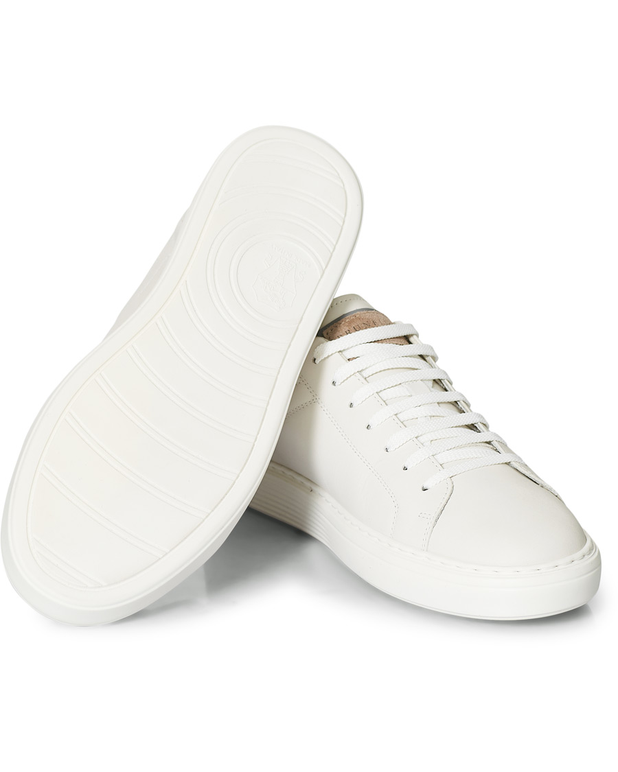 Heren | Brunello Cucinelli Plain Sneaker White Calf | Brunello Cucinelli | Plain Sneaker White Calf