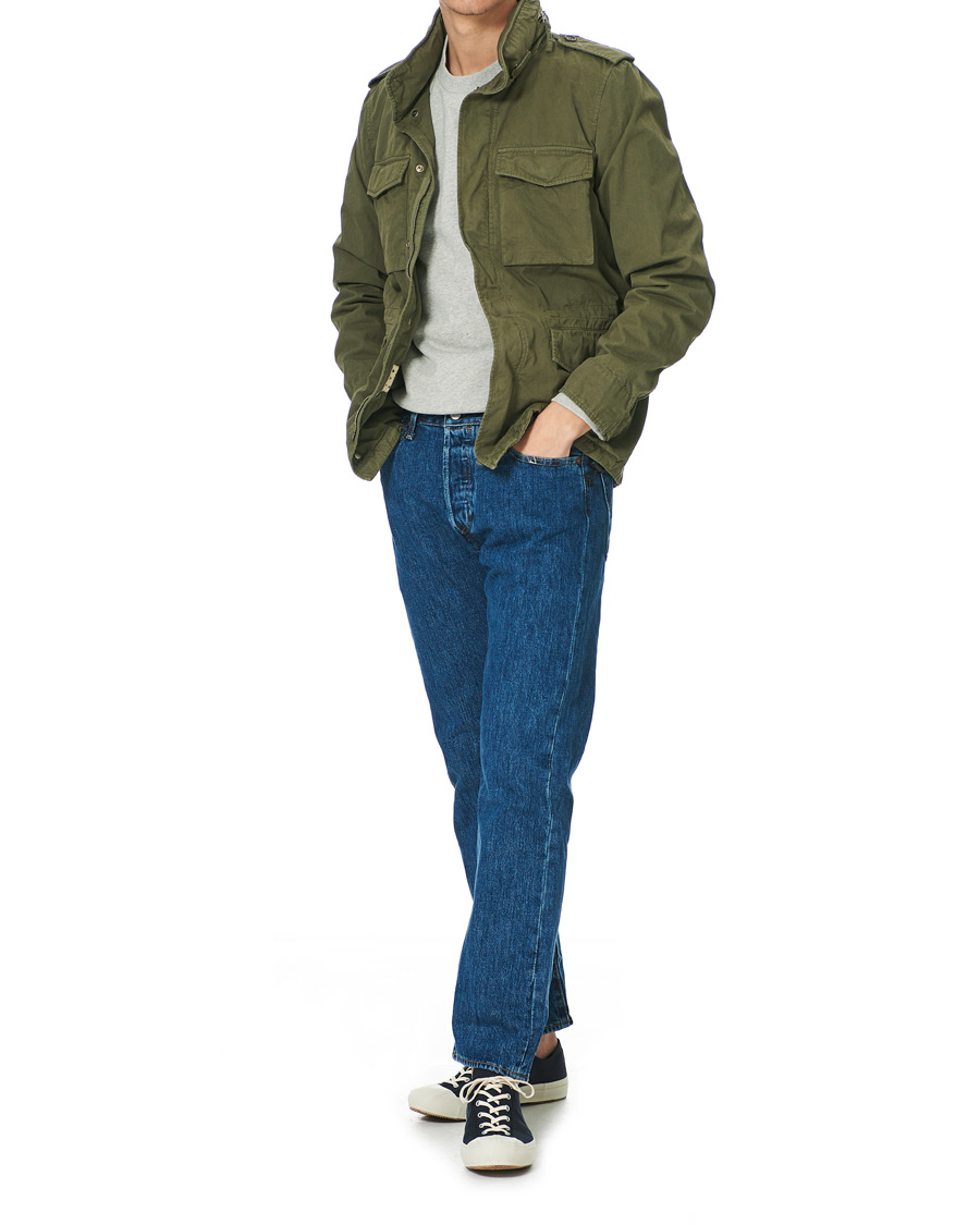 Heren | Jassen | Aspesi | Cotton Field Jacket Army Green