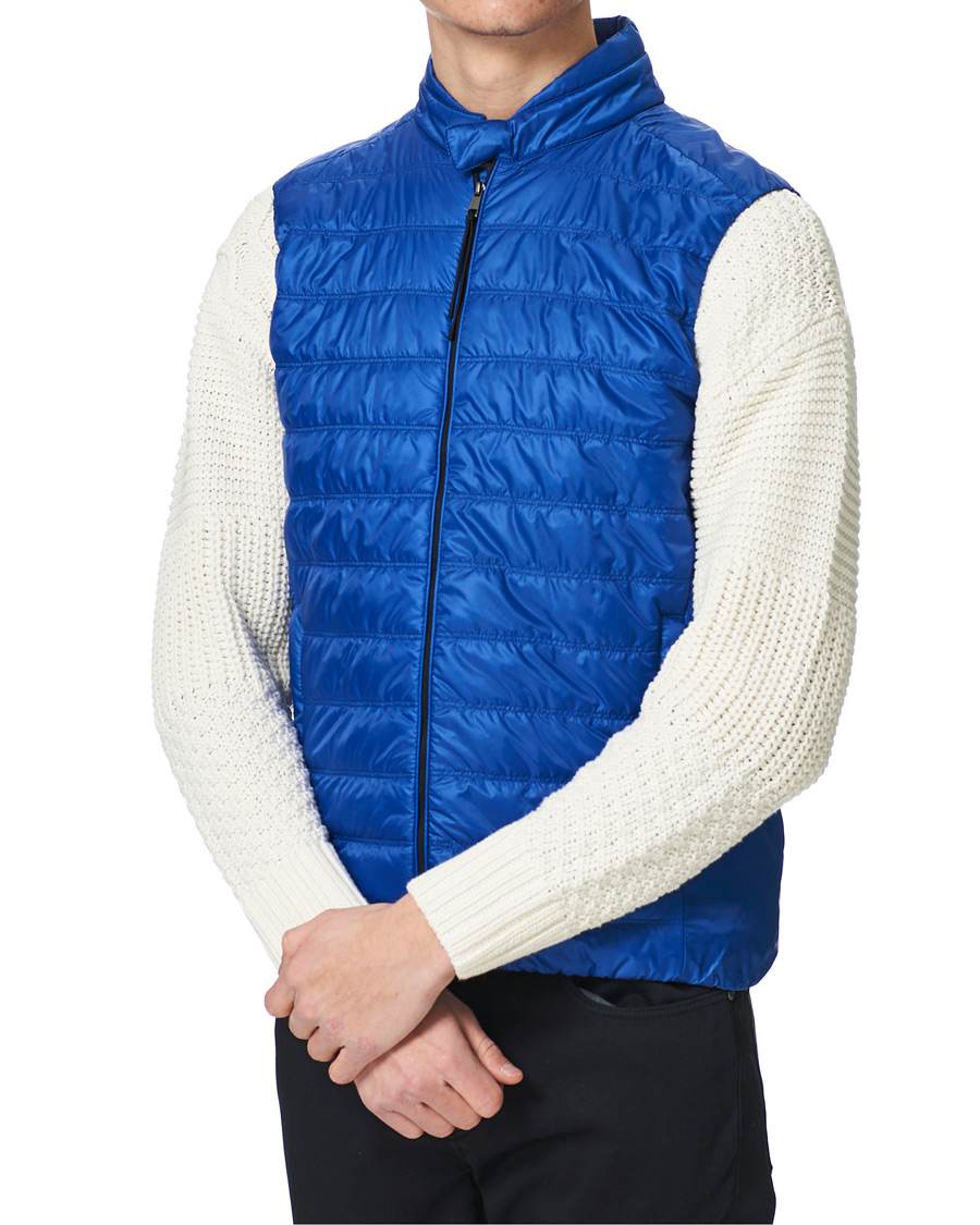 Heren | Jassen | Slowear | Nylon Padded Gilet Royal Blue