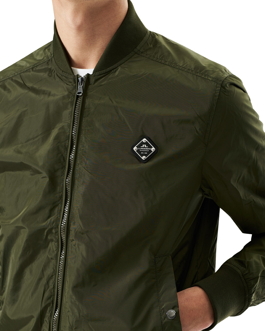 Heren | Jassen | J.Lindeberg | Thom  Bomber Jacket Deep Depths