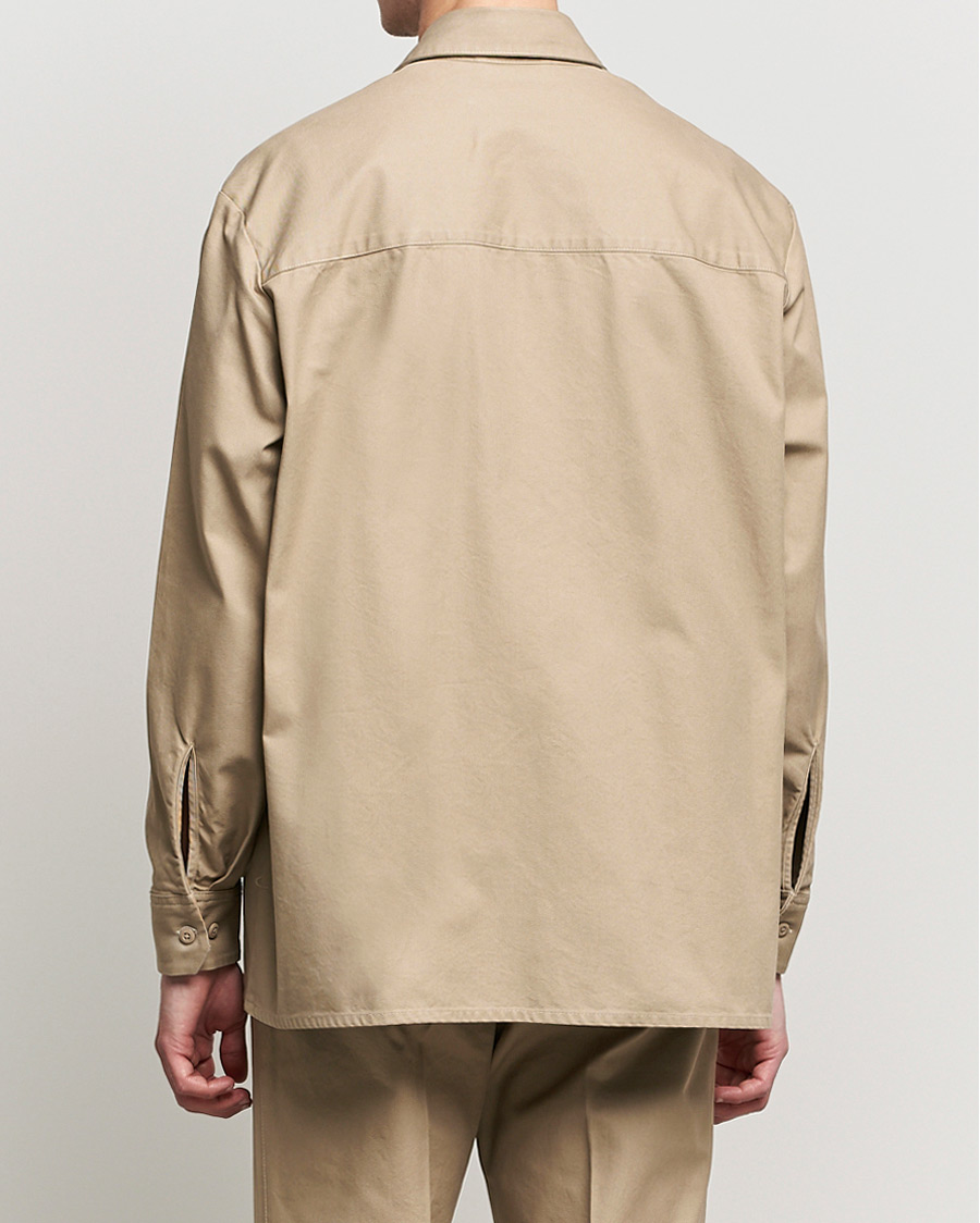Heren | Overhemden | J.Lindeberg | Daze Twill Overshirt Batique Khaki