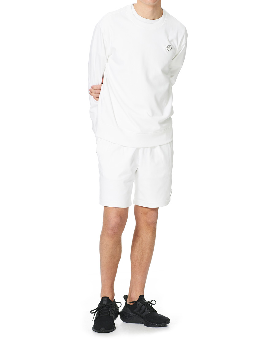 Heren | Truien | J.Lindeberg | Ivar Interlock Logo Sweatshirt White