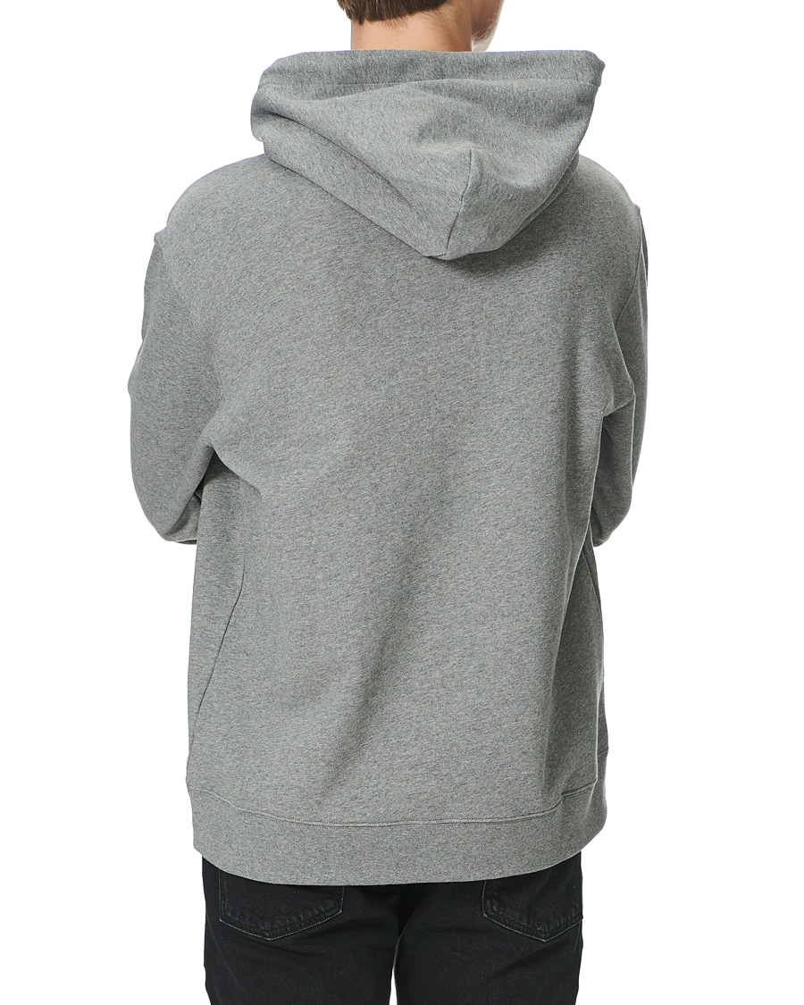 Heren | Truien | J.Lindeberg | Tony Patch Hoodie Mid Grey Melange