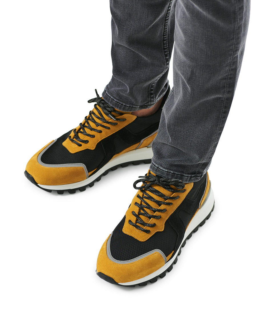 Heren | J.Lindeberg Bridge Runner Sneaker Mango Mojito | J.Lindeberg | Bridge Runner Sneaker Mango Mojito