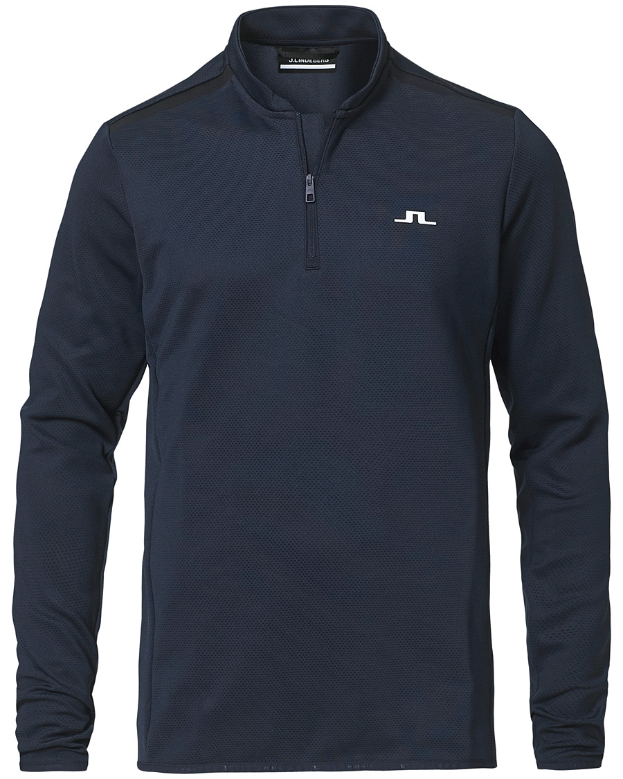 Heren | Truien | J.Lindeberg | Tech Bridge Golf Mid Layer JL Navy