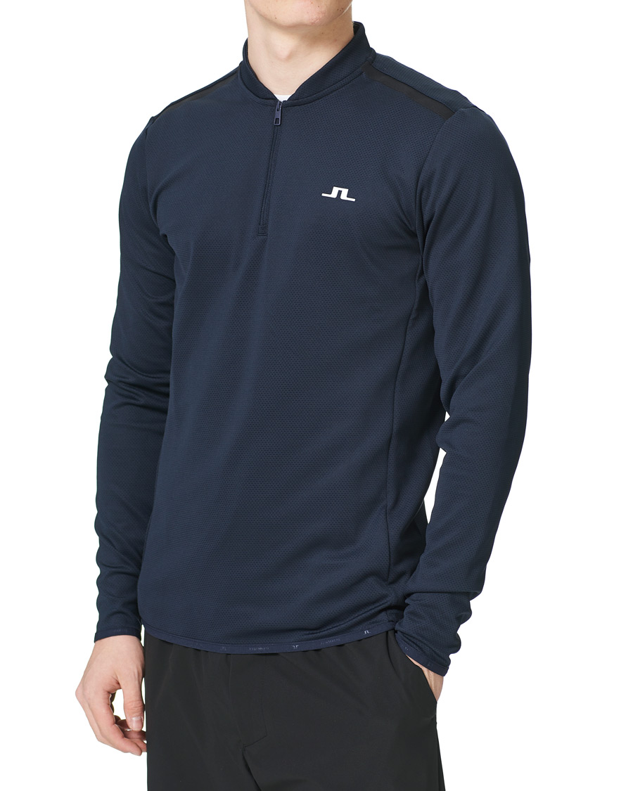 Heren | Truien | J.Lindeberg | Tech Bridge Golf Mid Layer JL Navy