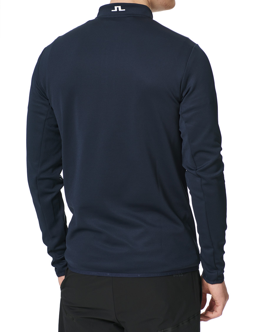 Heren | Truien | J.Lindeberg | Tech Bridge Golf Mid Layer JL Navy