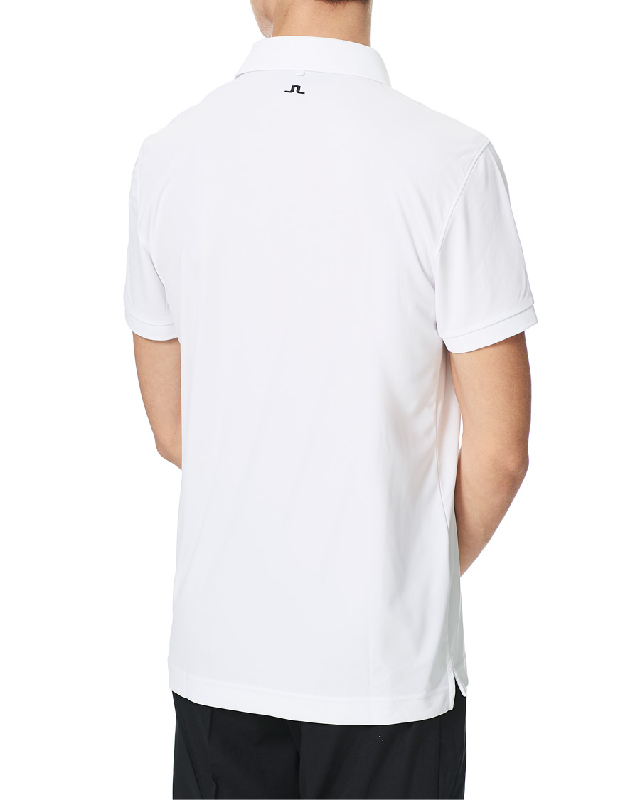 Heren | Polo's | J.Lindeberg | Tour Tech Slim Fit Golf Polo White