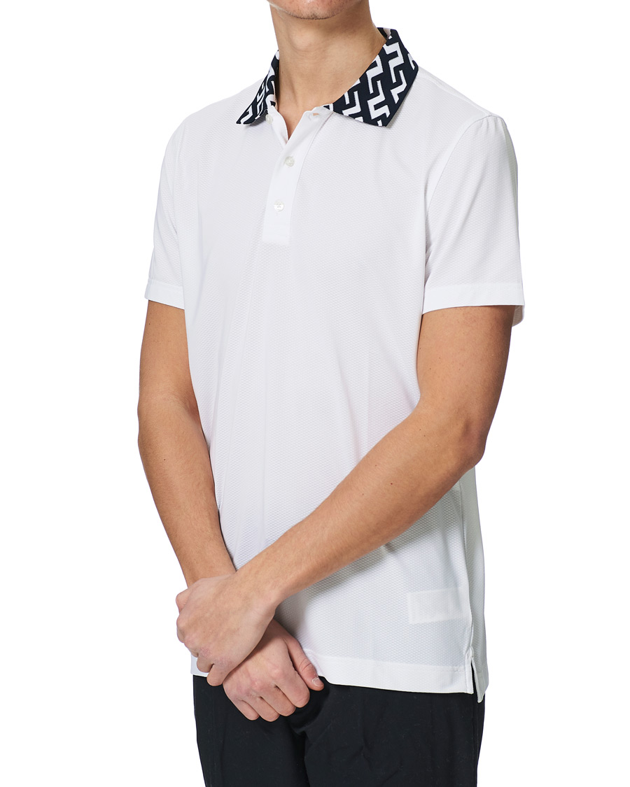 Heren | Polo's | J.Lindeberg | Karter Regular Fit Golf Polo White