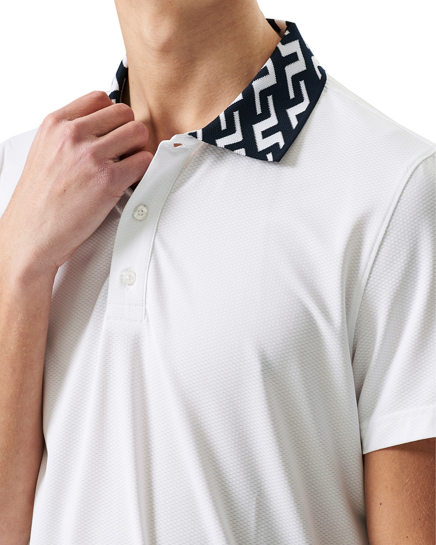 Heren | Polo's | J.Lindeberg | Karter Regular Fit Golf Polo White