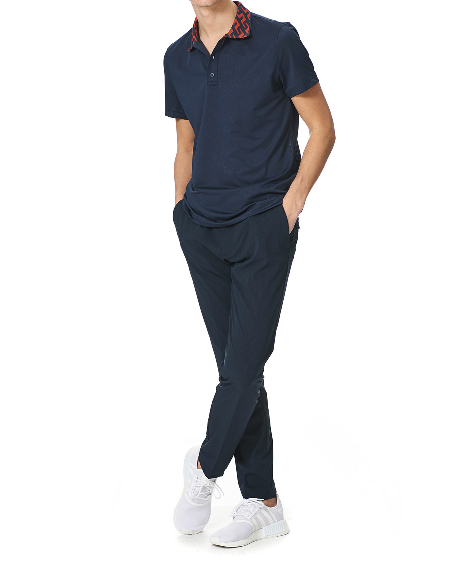 Heren | Polo's | J.Lindeberg | Karter Regular Fit Golf Polo Navy Melange