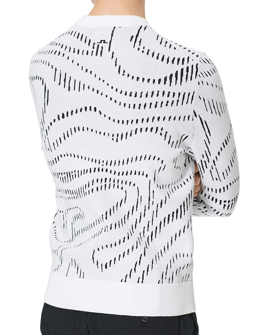 Heren | Truien | J.Lindeberg | Cyrus Golf Knit Sweater White Spiral Camo