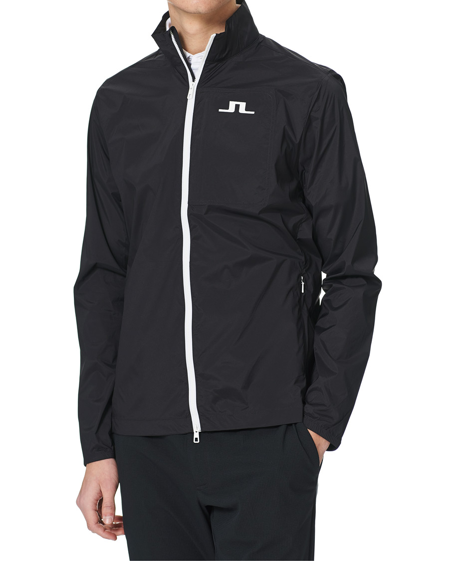 Heren | Jassen | J.Lindeberg | Ash Light Packable Golf Jacket Black