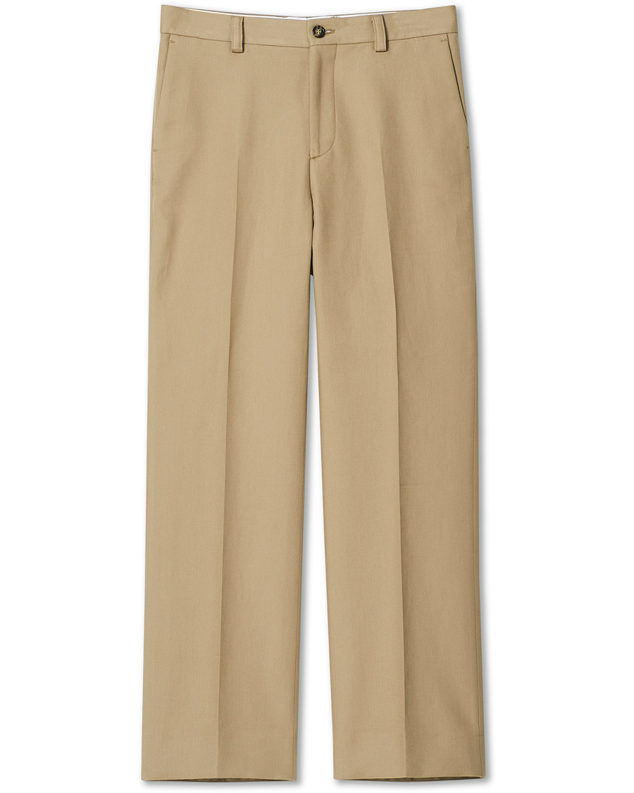Heren | Broeken | J.Lindeberg | Haij Double Weaved Trousers Batique Khaki