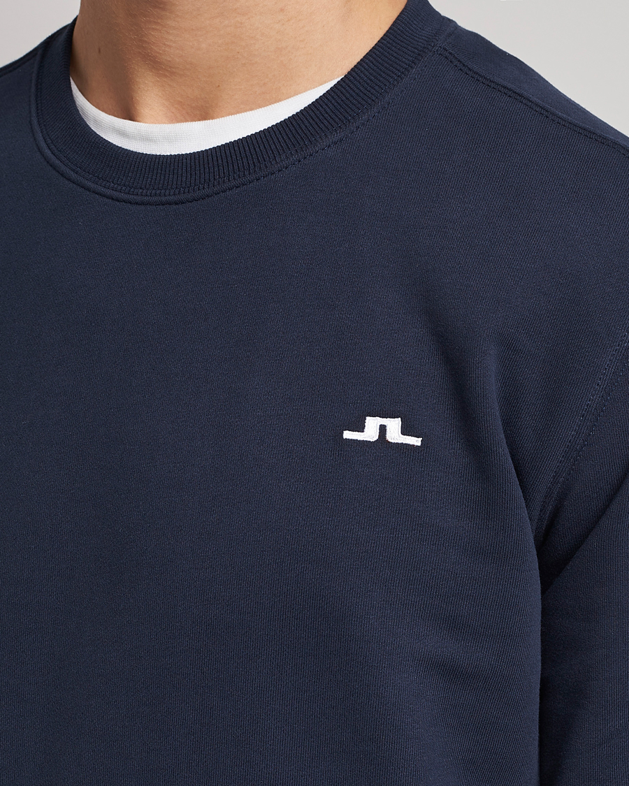 Heren | Truien | J.Lindeberg | Cal Crew Neck Sweat Navy